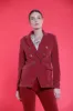 Caroline woman double breasted velvet blazer sold by Mason's