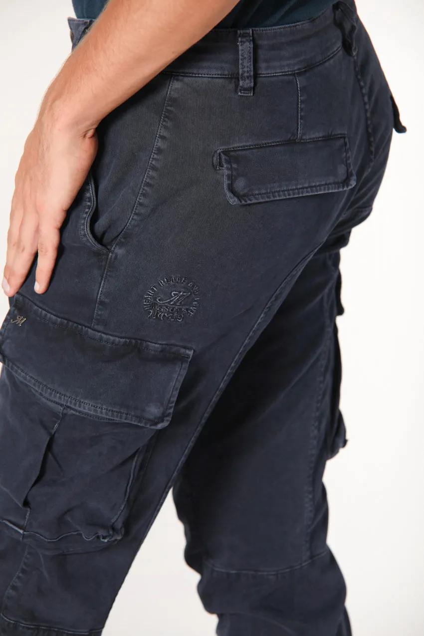 Chile man cargo pant in gabardine extra slim Special Washing sold by Mason's product image thumbnail 2