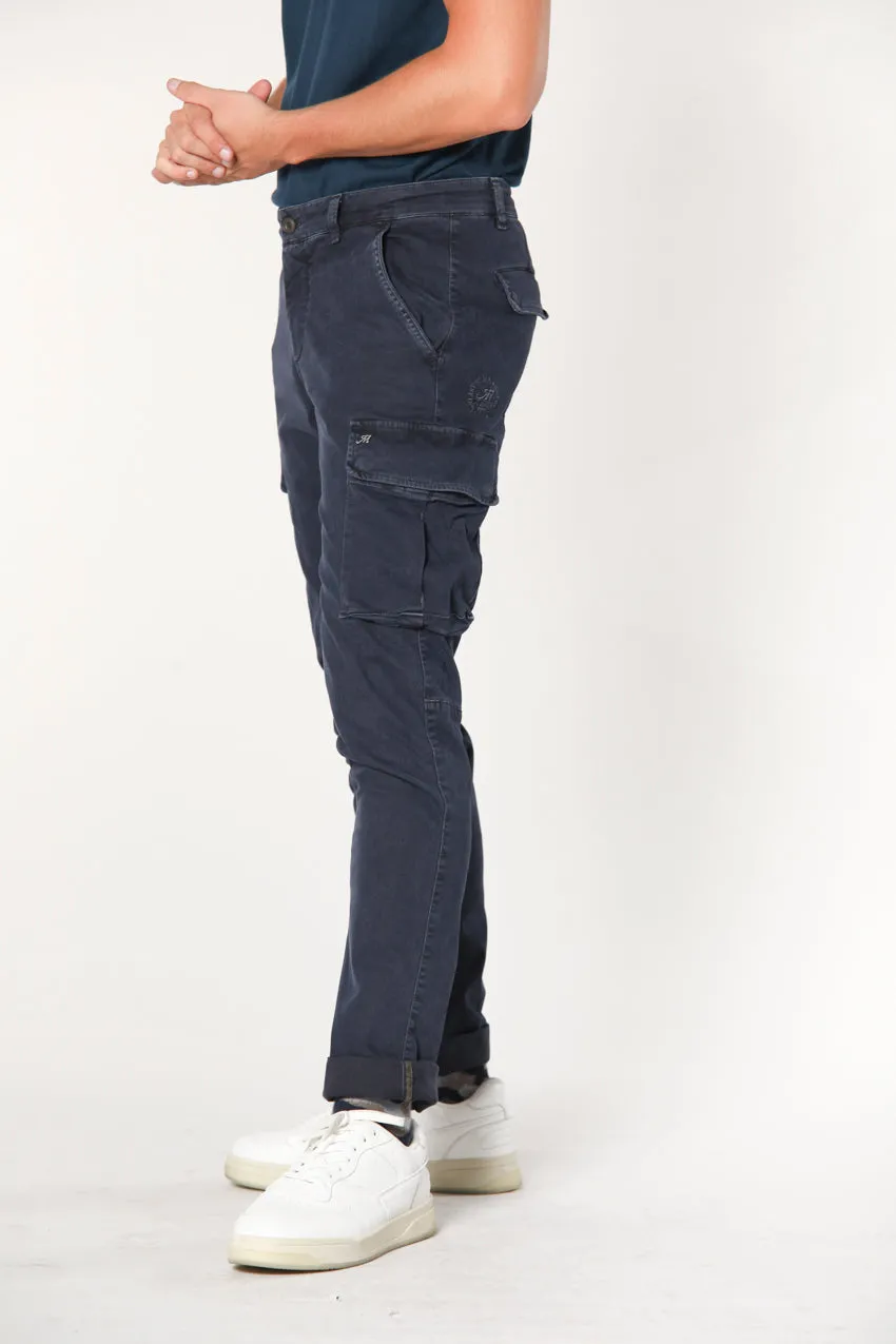 Chile man cargo pant in gabardine extra slim Special Washing sold by Mason's product image thumbnail 3