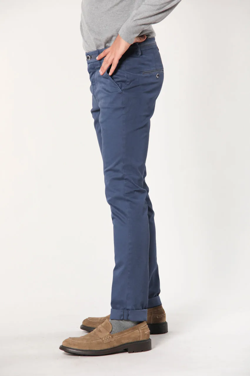 Torino Tapes man gabardine and cotton modal stretch chino pants slim sold by Mason's product image thumbnail 3
