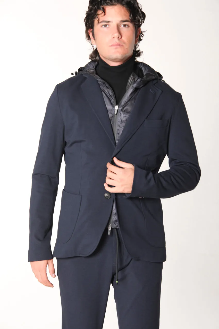 New Verga man blazer in technical jersey sold by Mason's