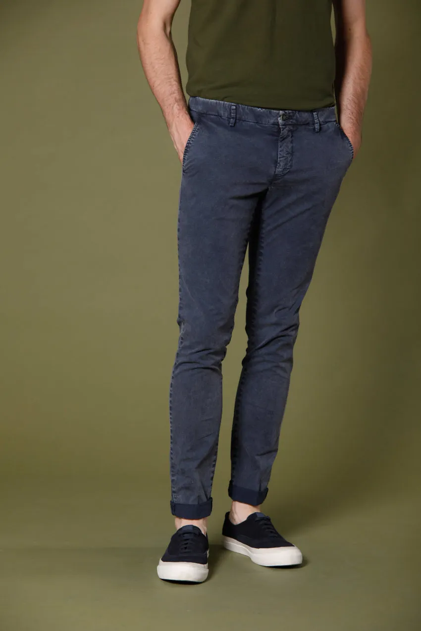 Milano Style Essential men's chino pants in stretch twill extra slim sold by Mason's