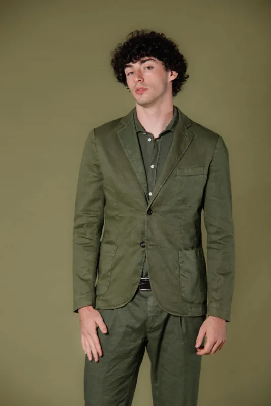 Da Vinci Summer men's  blazer in cotton and linen regular sold by Mason's