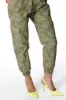 Cargo Jogger woman cargo pants in tencel with camouflage pattern relaxed sold by Mason's
