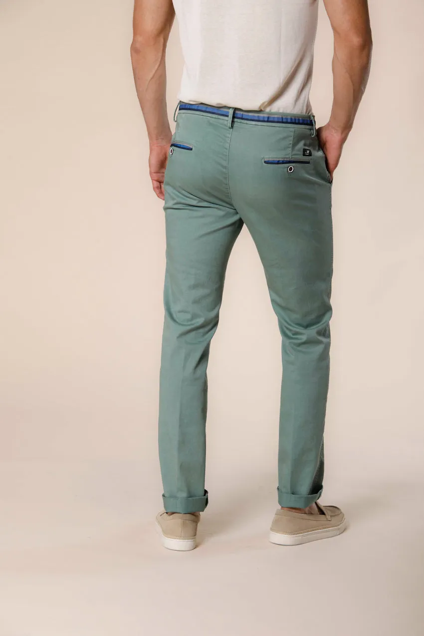 Torino Summer men's chino pants in cotton and tencel with ribbons slim sold by Mason's product image thumbnail 3