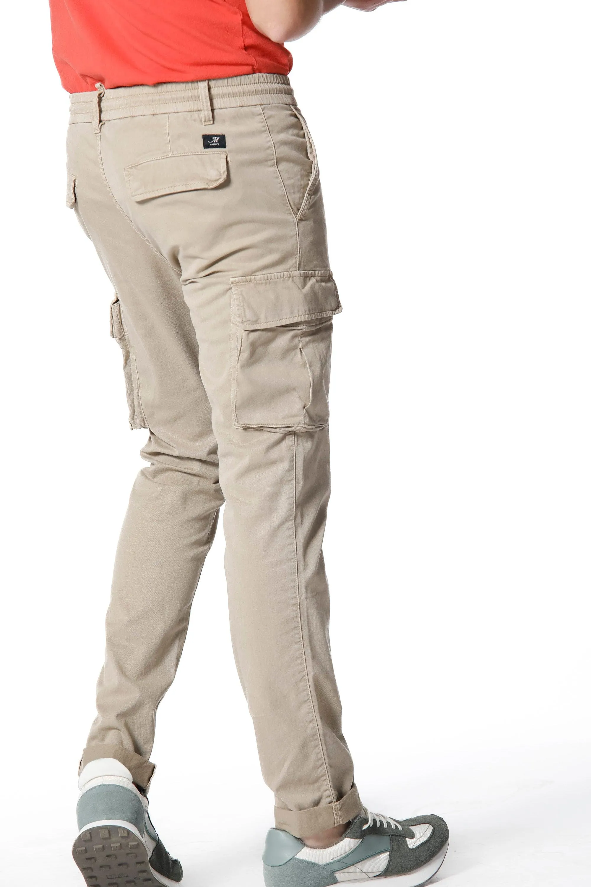 Chile Jogger man cargo pants in cotton and tencel extra slim sold by Mason's product image thumbnail 2