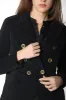 Caroline woman double breasted velvet blazer sold by Mason's