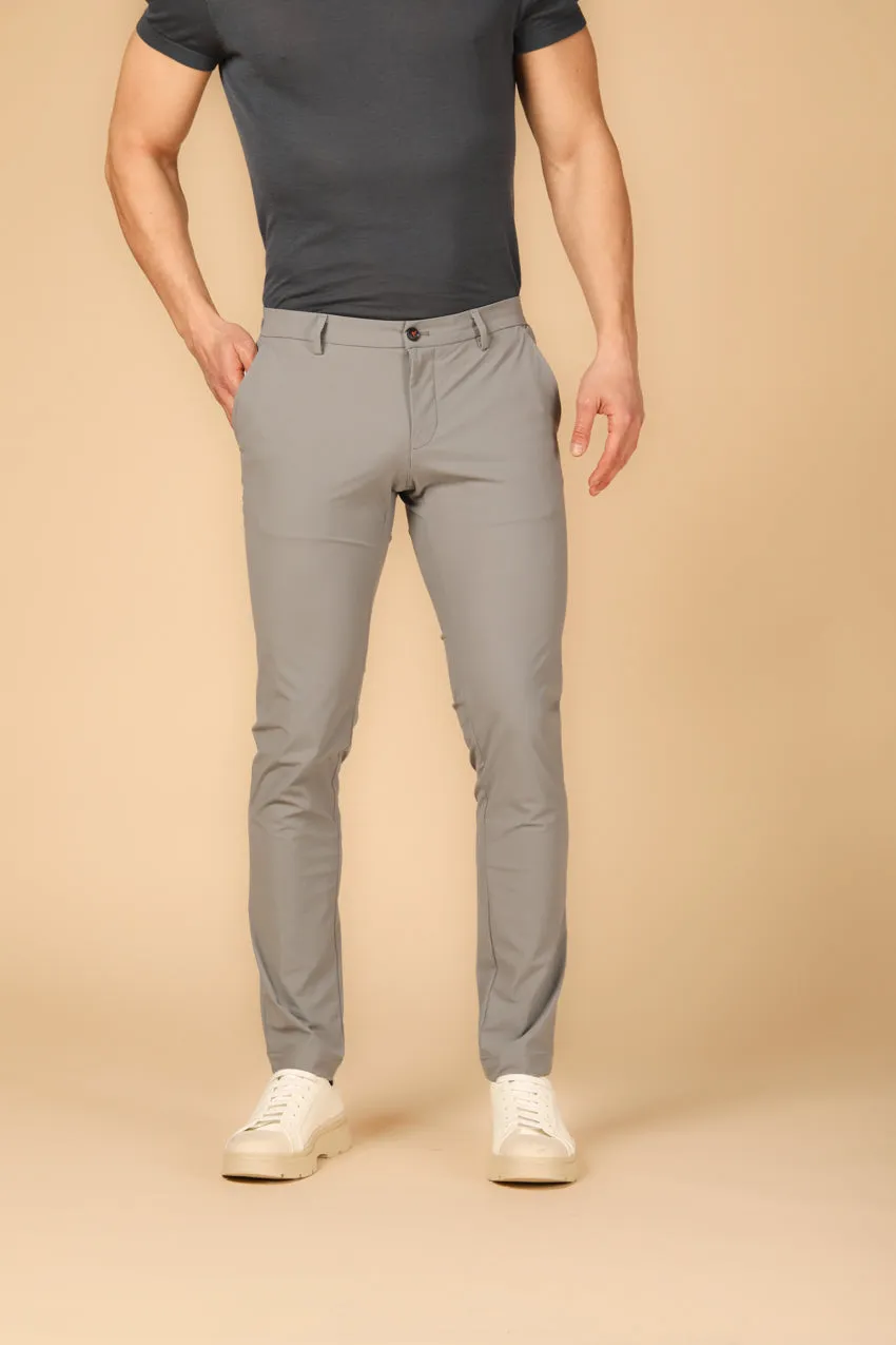Milano Style Dynamic men's chino jogger pants in super technical jersey extra slim sold by Mason's