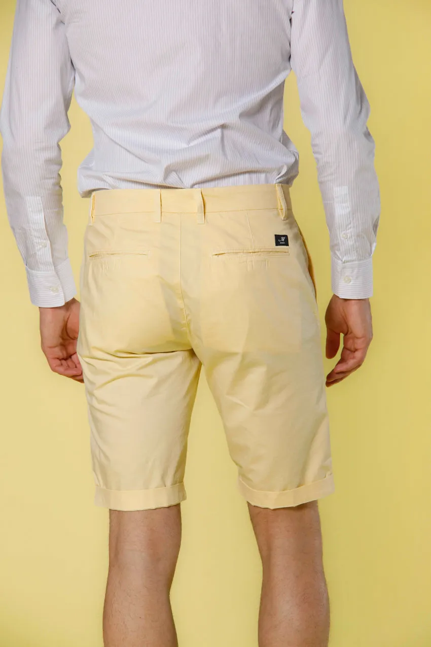 London men's chino bermuda in stretch gabardine regular fit ① sold by Mason's product image thumbnail 3