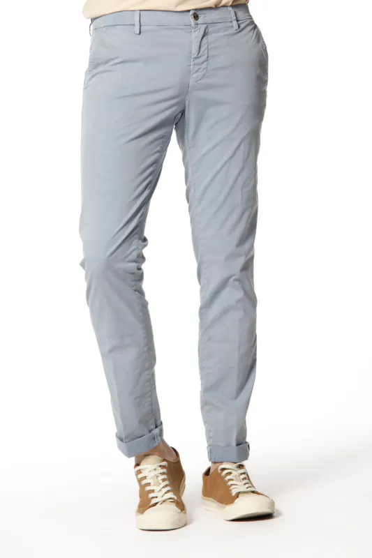 Milano Style Essential man chino pants in stretch cotton icon washing extra slim sold by Mason's