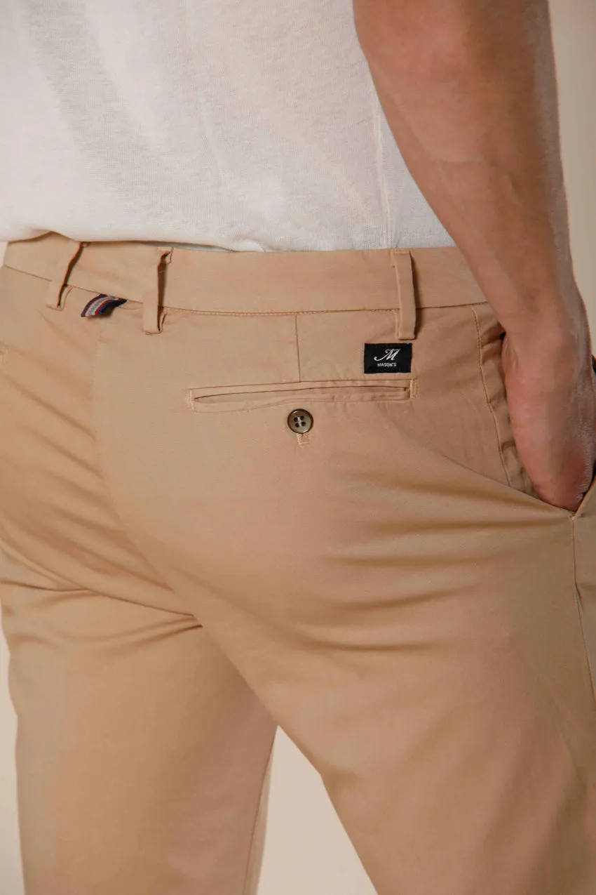 New York men's chino pants in stretch satin regular ① sold by Mason's product image thumbnail 2