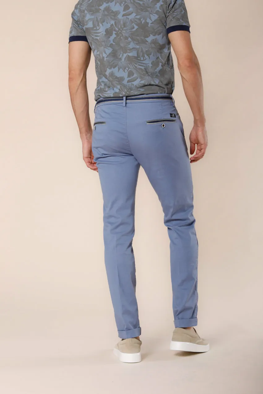 Torino Summer men's chino pants in cotton and tencel with ribbons slim sold by Mason's product image thumbnail 3