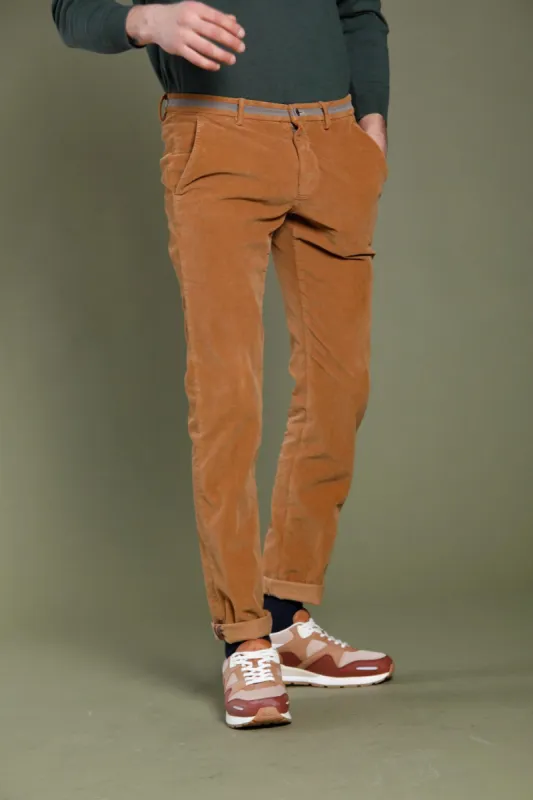 Torino University man chino pants in corduroy slim sold by Mason's