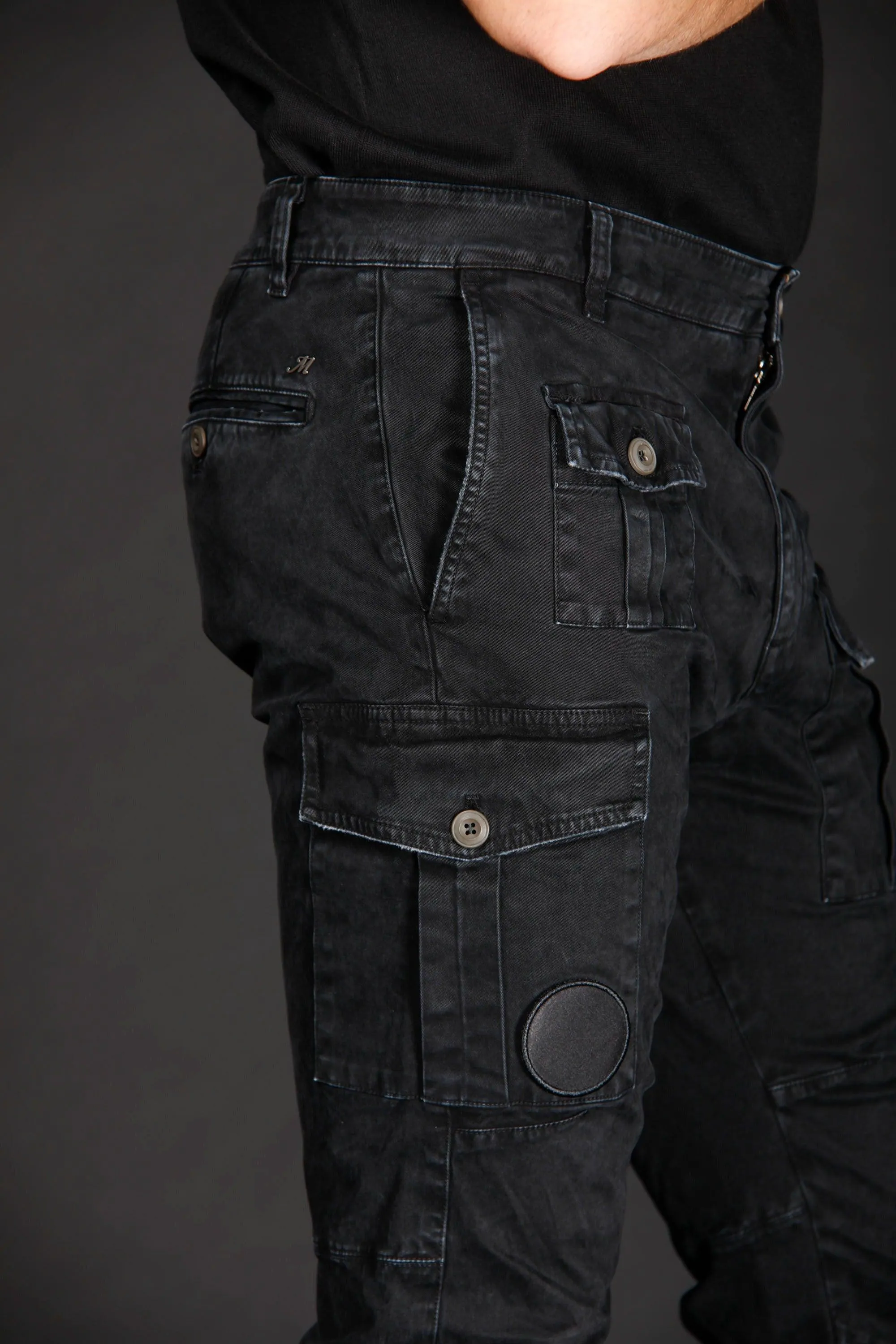 George Coolpocket man cargo pant in gabardine limited edition ① sold by Mason's product image thumbnail 2