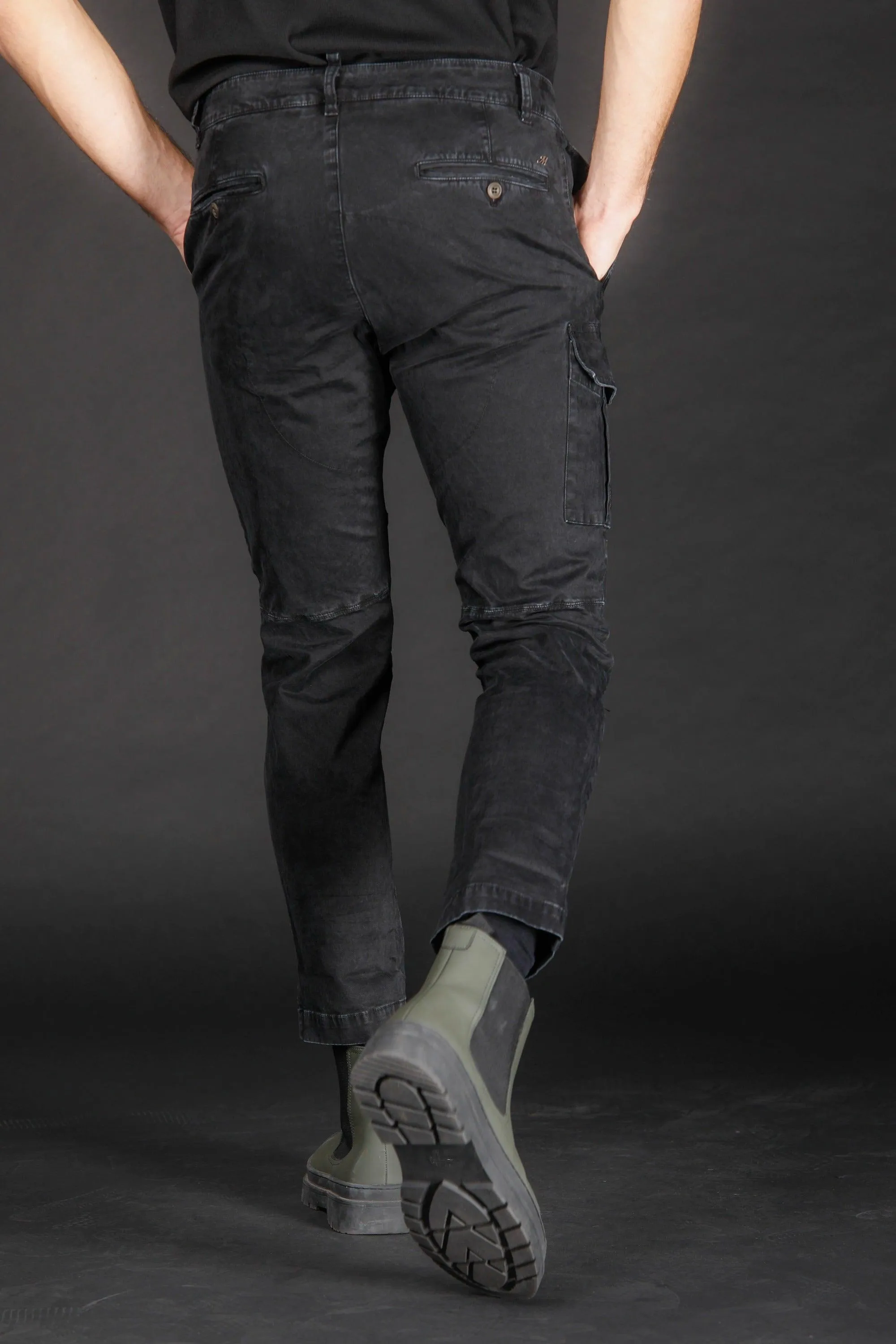 George Coolpocket man cargo pant in gabardine limited edition ① sold by Mason's product image thumbnail 3