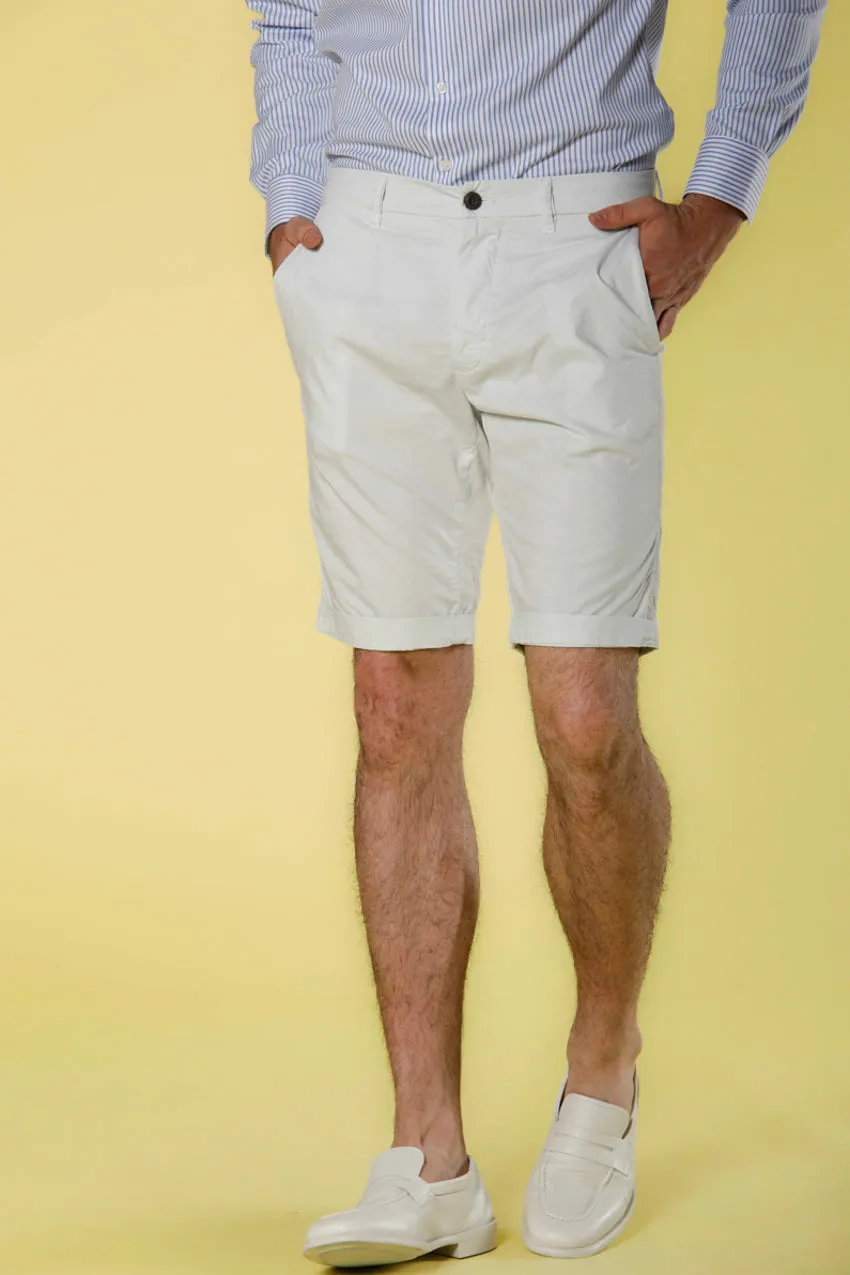 London men's chino bermuda in stretch gabardine regular fit ① sold by Mason's