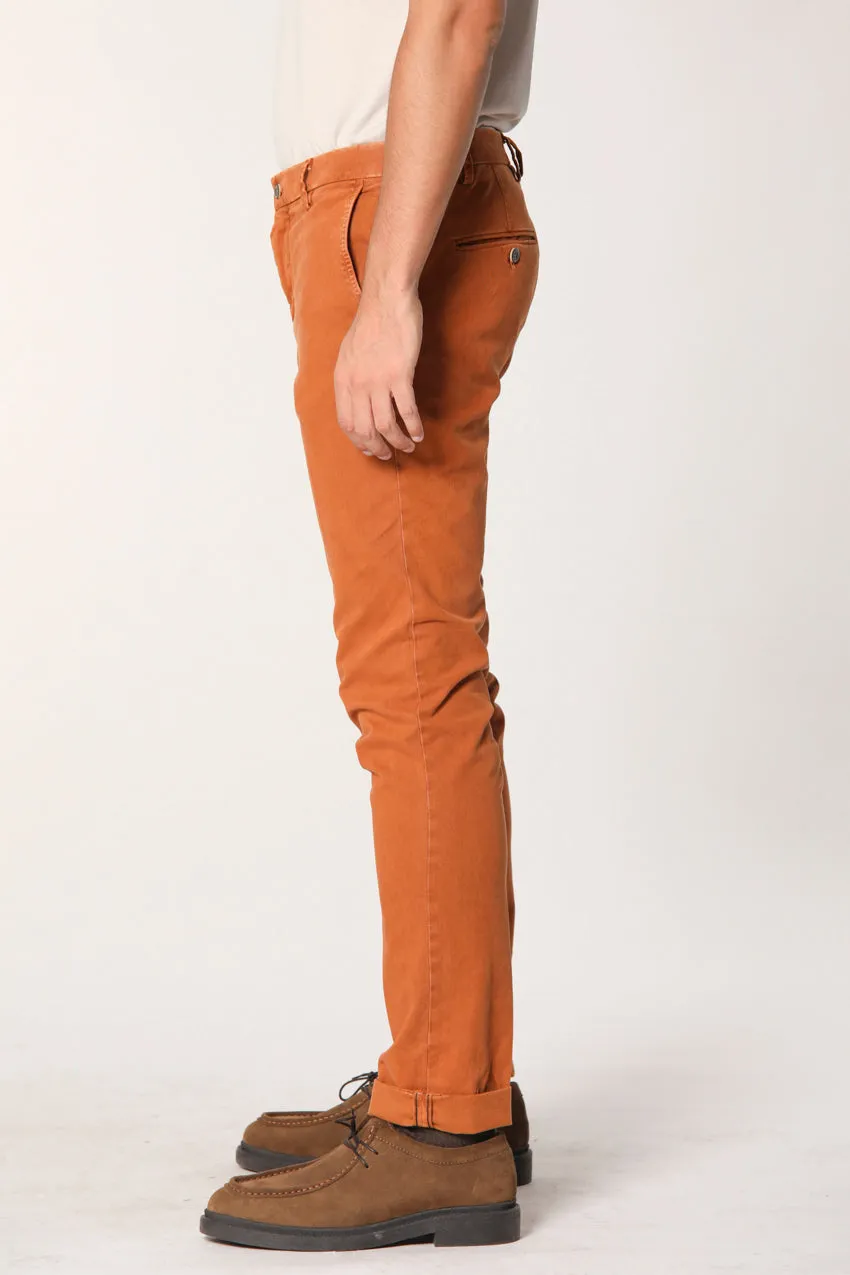 Milano Style Essential man chino pant in gabardine and modal stretch extra slim fit sold by Mason's product image thumbnail 3