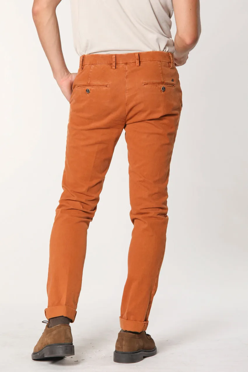 Milano Style Essential man chino pant in gabardine and modal stretch extra slim fit sold by Mason's product image thumbnail 4