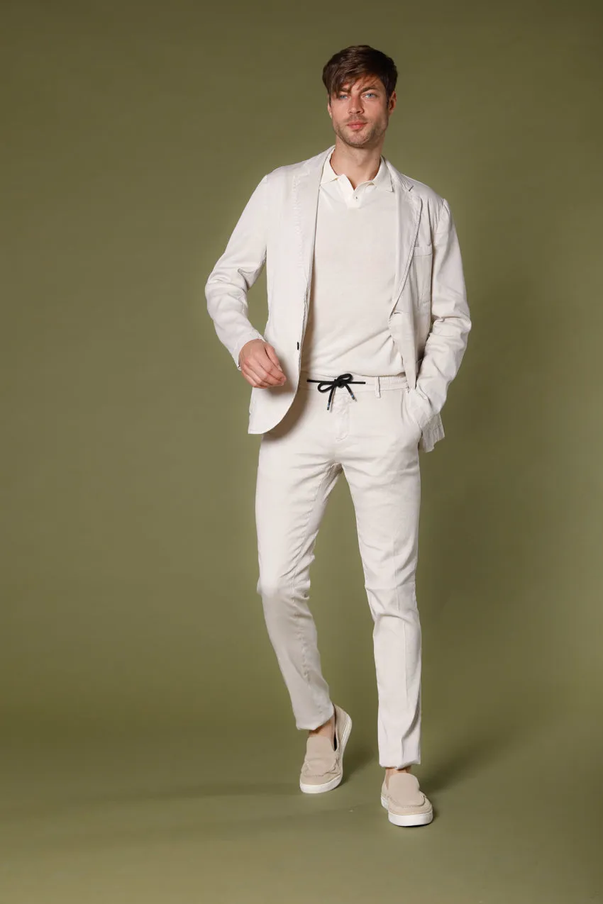 Milano Jogger men's chino jogger in cotton and linen extra slim sold by Mason's product image thumbnail 2