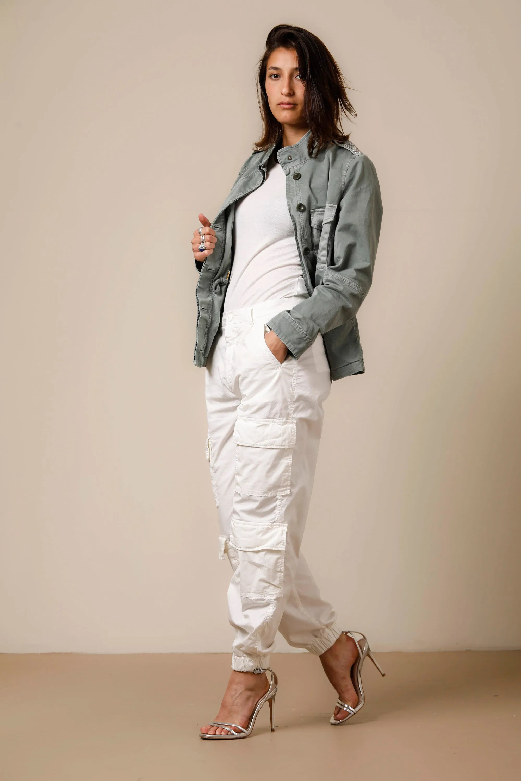 Evita Cargo woman cargo pants limited edition in cotton and nylon regular ① sold by Mason's product image thumbnail 2