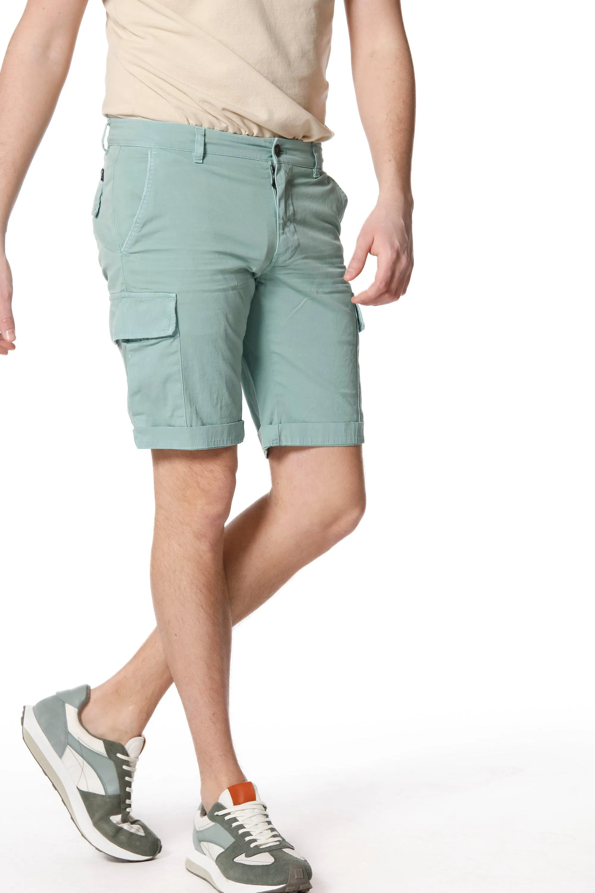 Chile man cargo bermuda in stretch satin regular ① sold by Mason's product image thumbnail 5