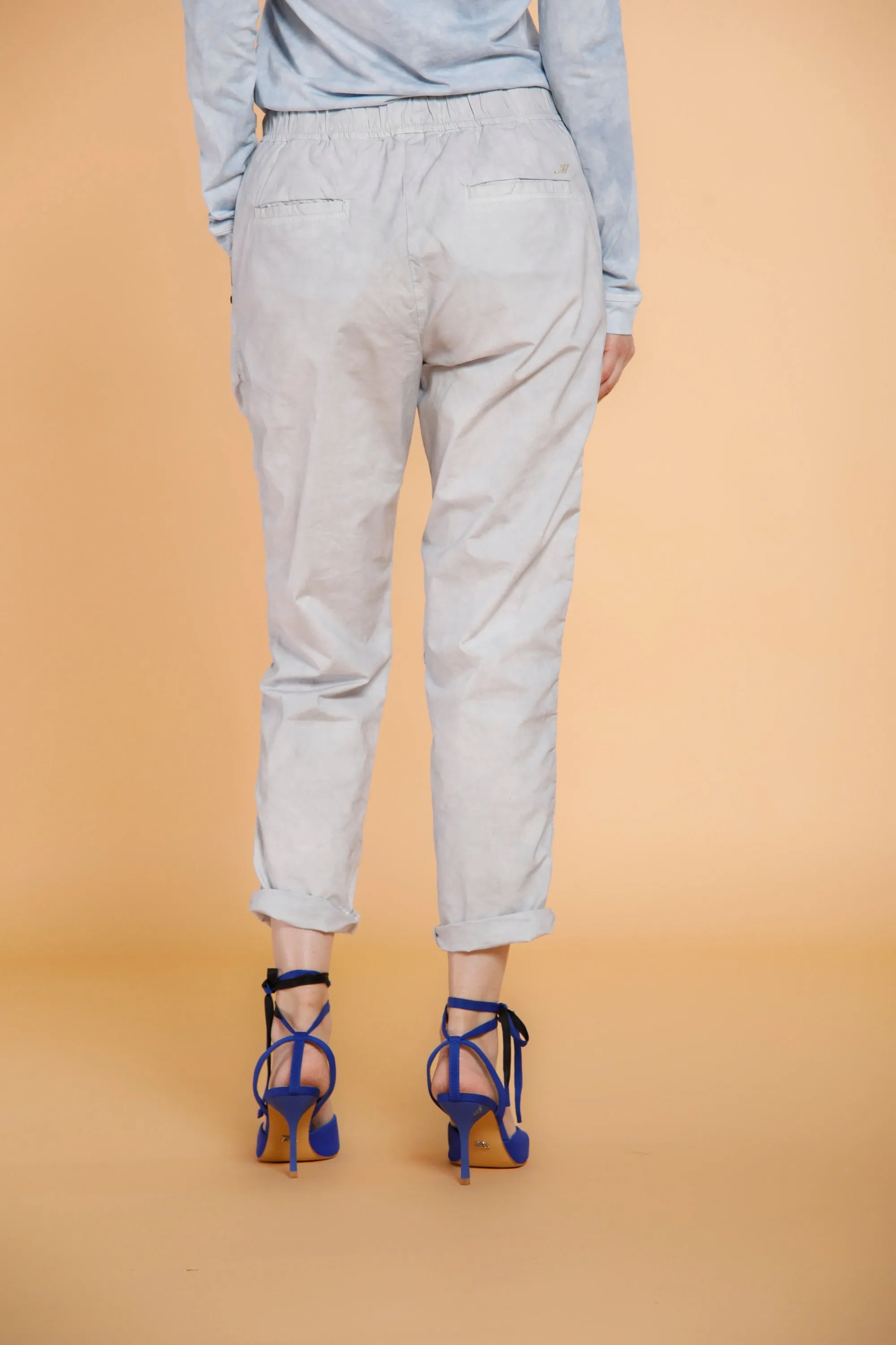 Fatigue Jogger woman chino pants in parachute canvas icon washes relaxed sold by Mason's product image thumbnail 4