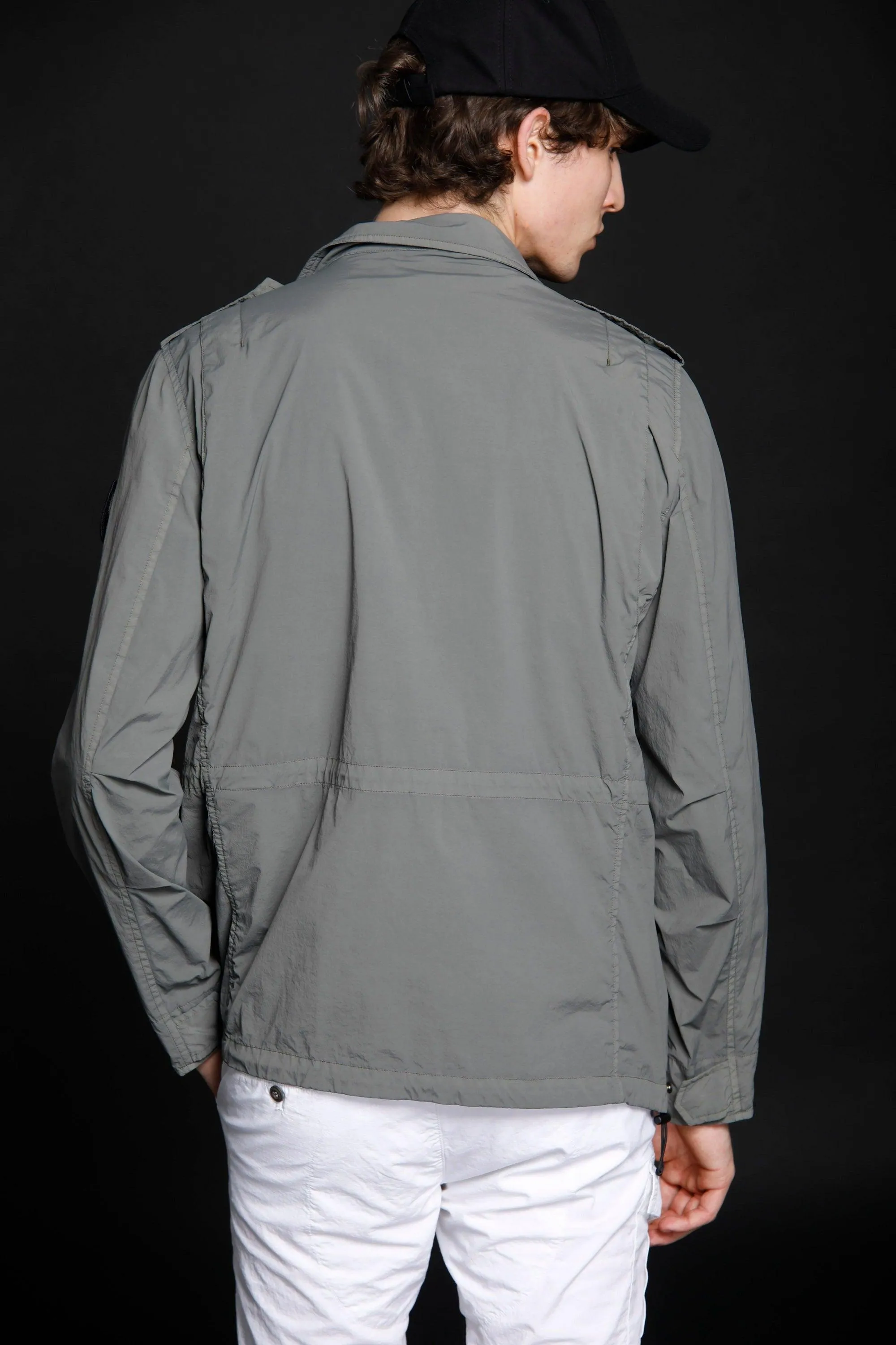 Field Mason's man field jacket in stretch nylon with Logo edition patch sold by Mason's product image thumbnail 4