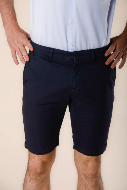 London men's chino bermuda in stretch gabardine regular fit ① sold by Mason's