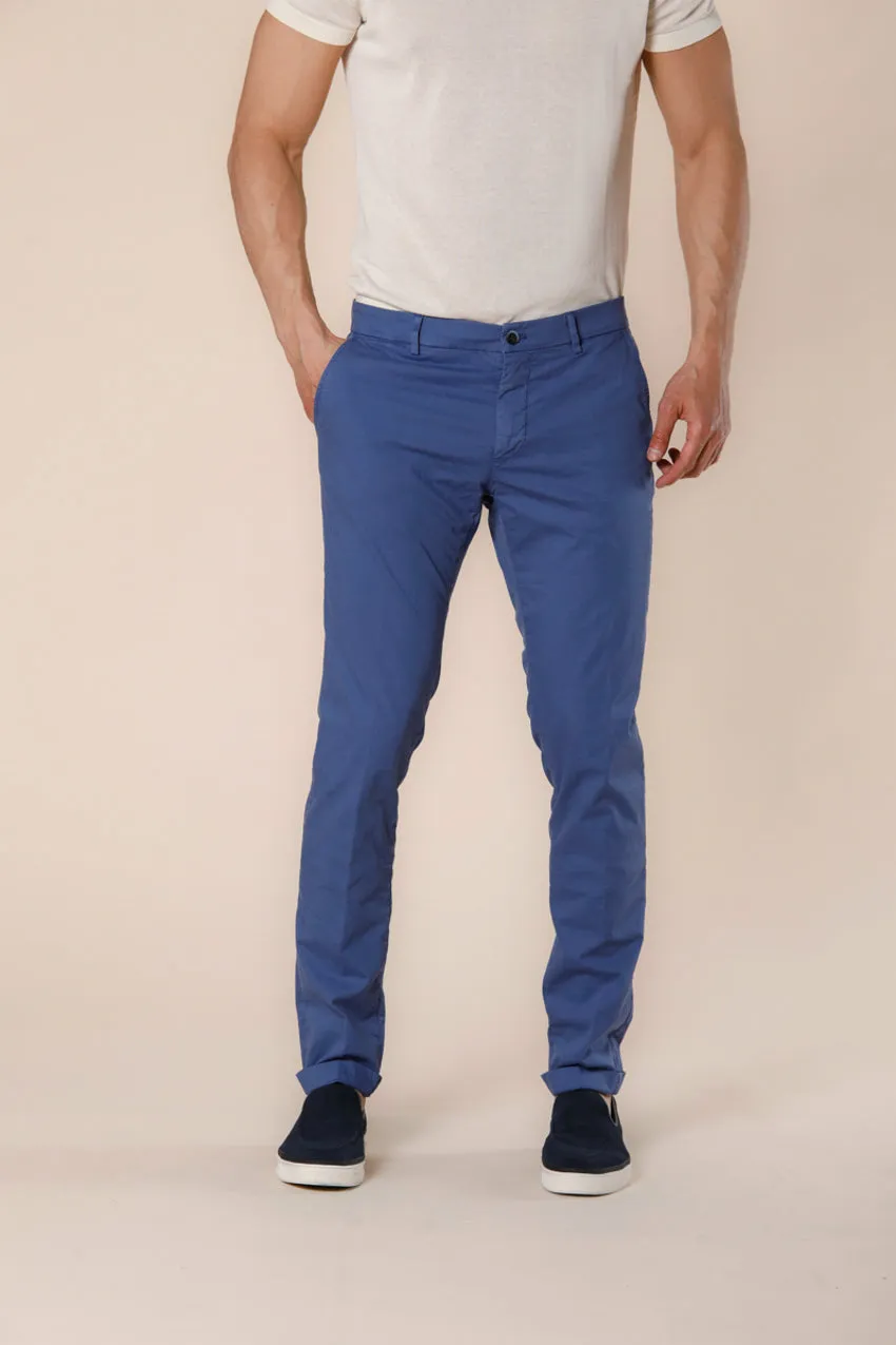 Milano Style men's chino pants in stretch gabardine extra slim ① sold by Mason's