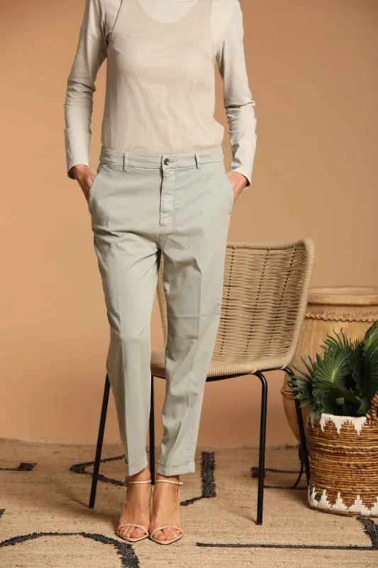 New York Cozy women's chino pants in gabardine relaxed fit sold by Mason's