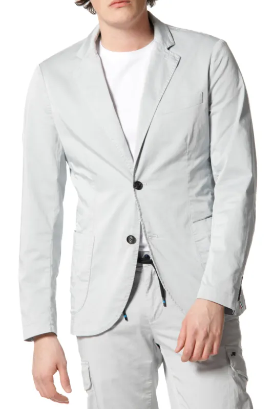 Da Vinci Travel men's blazer in tecno travel stretch satin with details regular sold by Mason's
