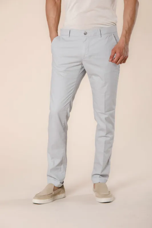 Milano Style men's chino pants in stretch gabardine extra slim ① sold by Mason's