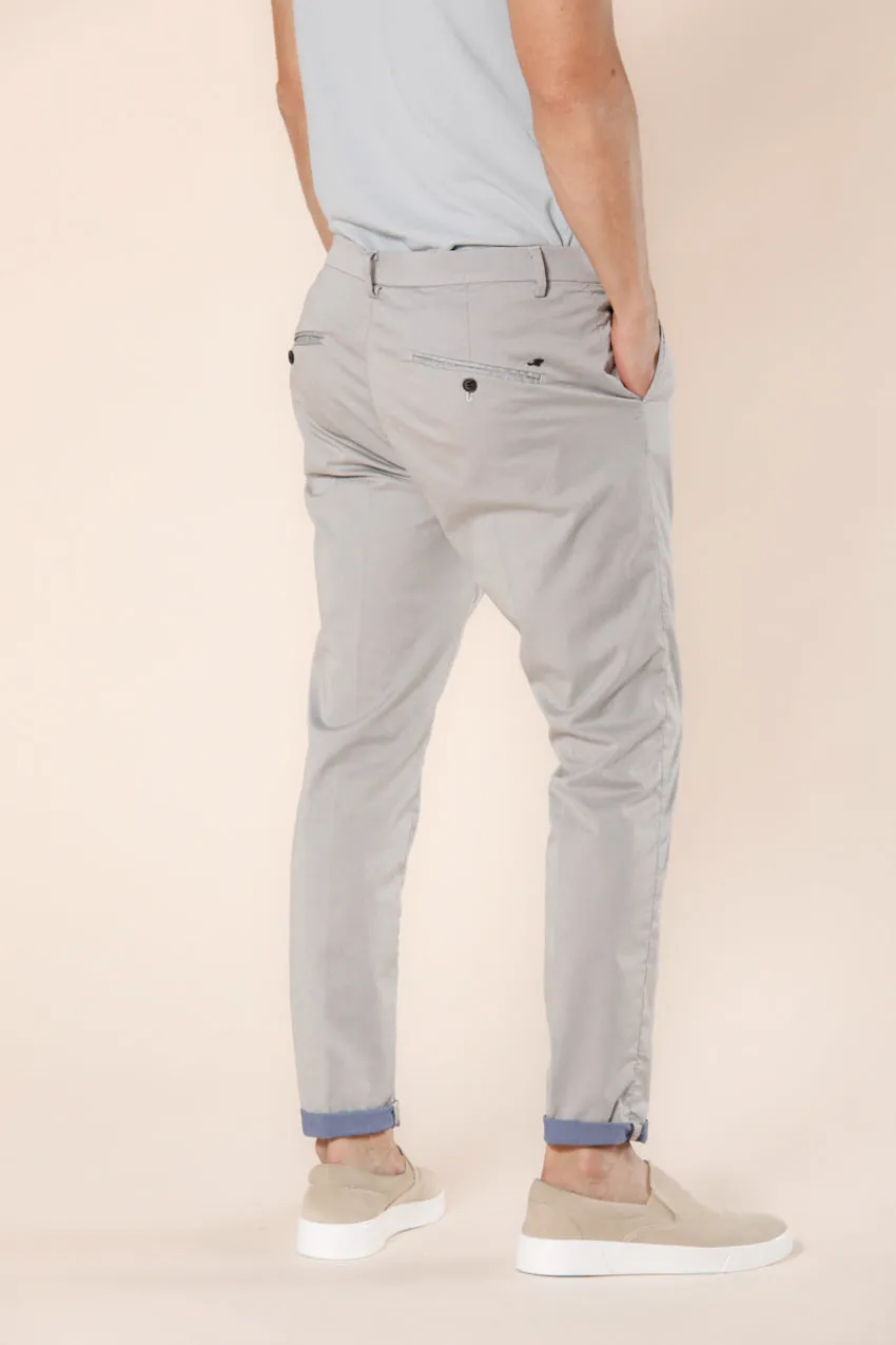 Osaka Style men's chino pants in cotton and tencel tricot carrot fit sold by Mason's product image thumbnail 5