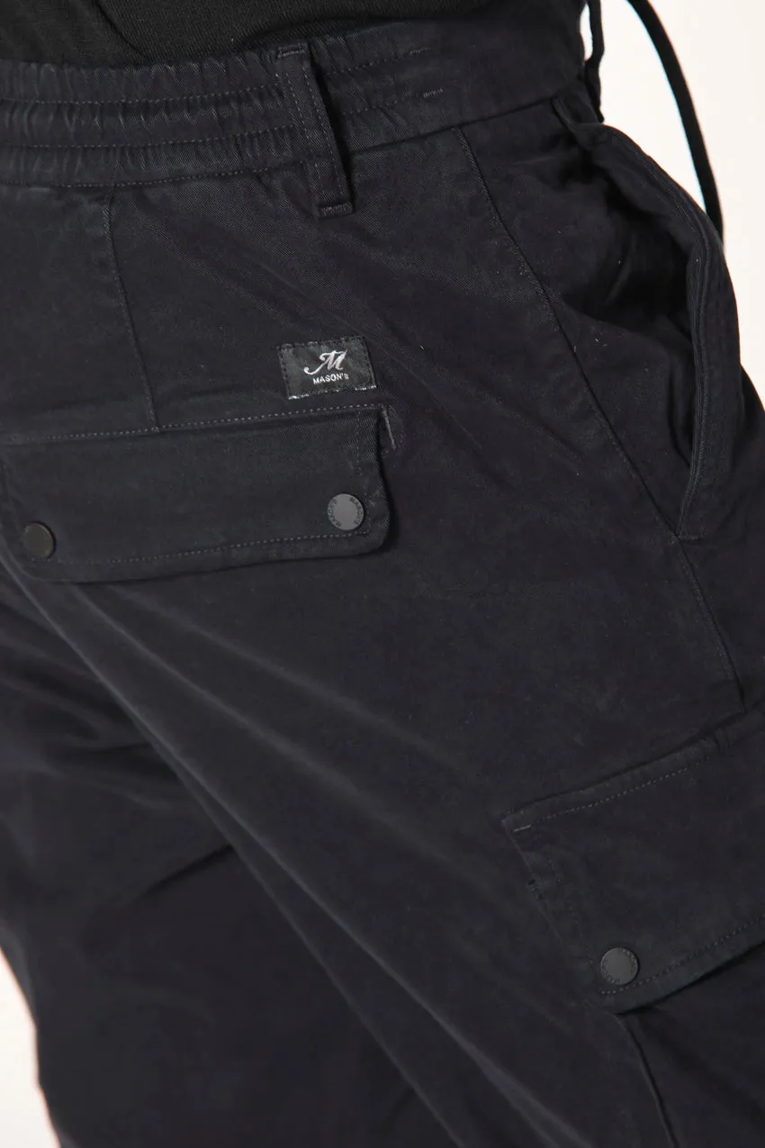 Chile Athleisure man cargo pant in gabardine carrot fit sold by Mason's product image thumbnail 2