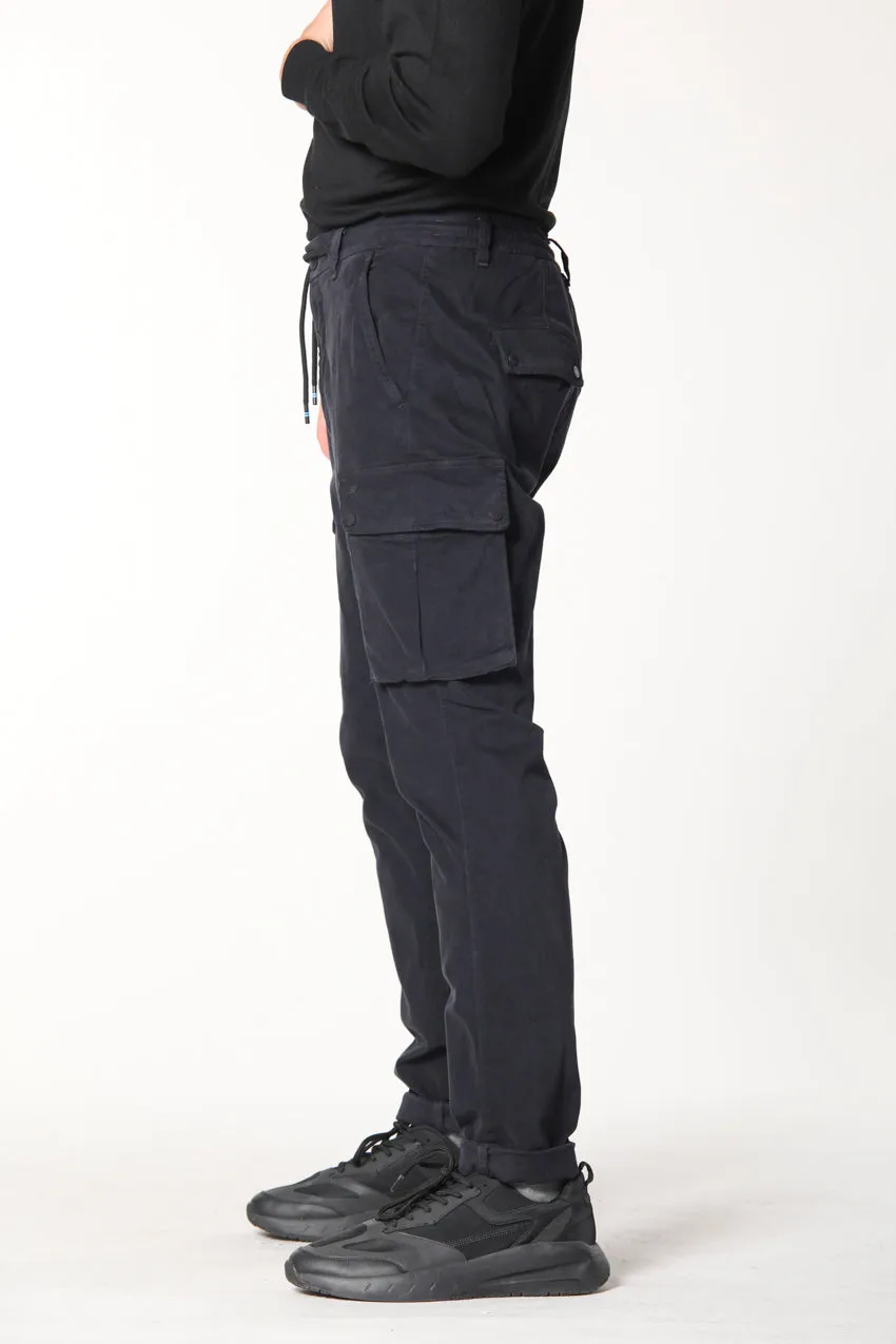 Chile Athleisure man cargo pant in gabardine carrot fit sold by Mason's product image thumbnail 3