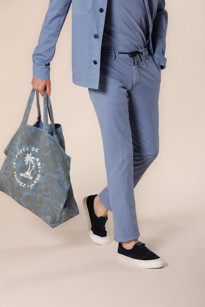 Milano Jogger men's chino jogger in cotton and tencel extra slim sold by Mason's product image thumbnail 2