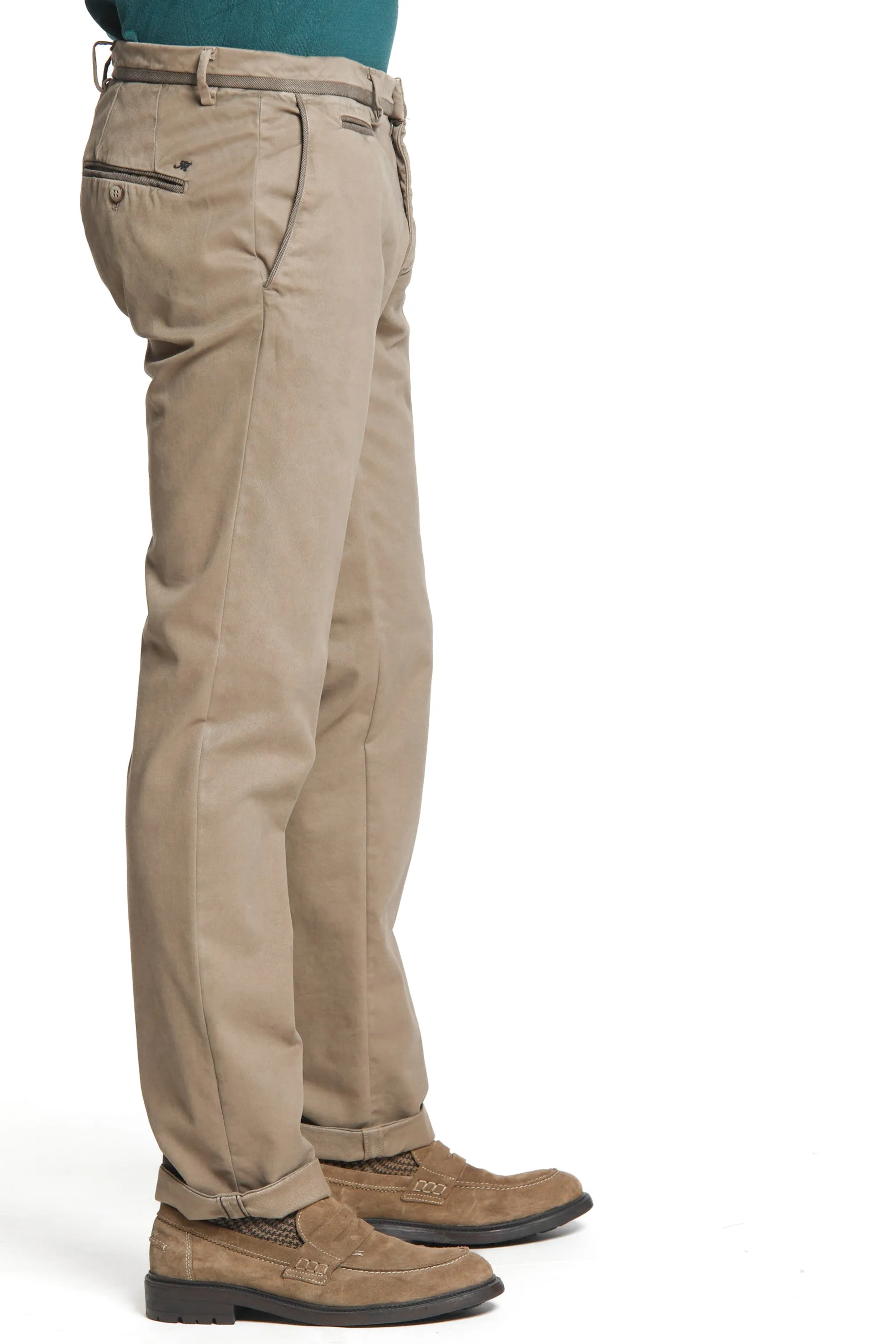 New York Tapes man diagonal weave cotton chino pants regular sold by Mason's product image thumbnail 2