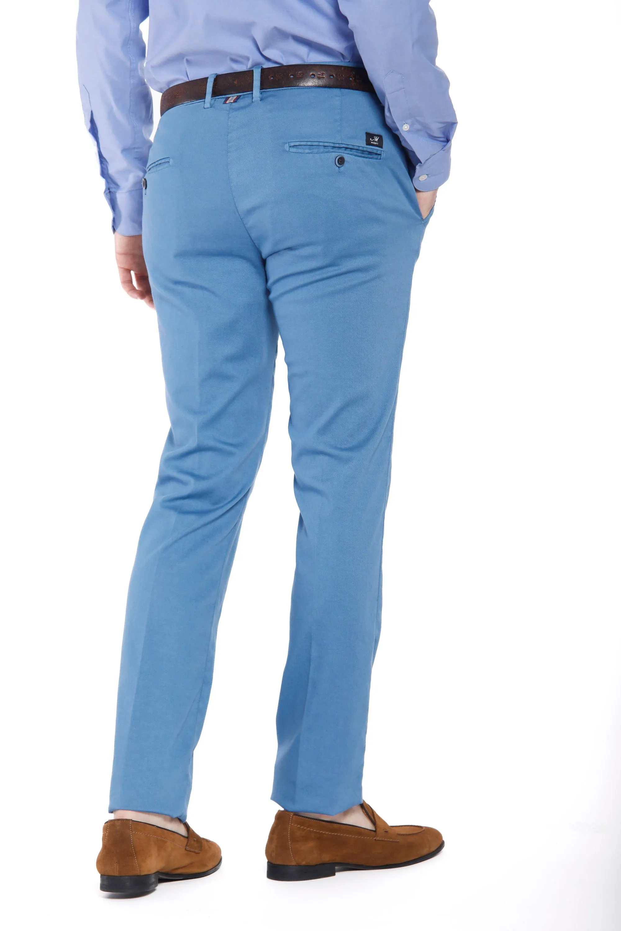 Torino Style man chino pants in cotton and tencel slim sold by Mason's product image thumbnail 4