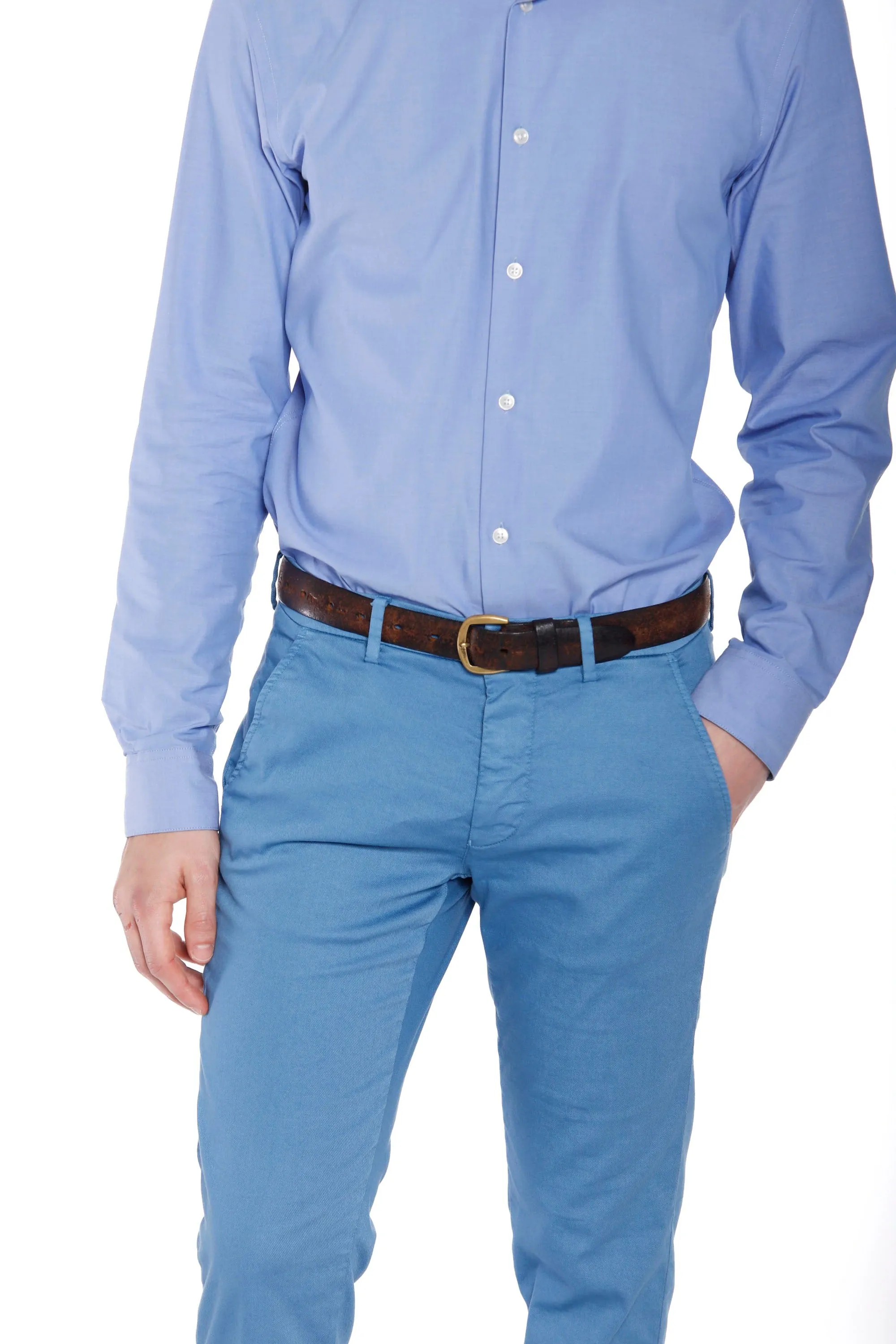 Torino Style man chino pants in cotton and tencel slim sold by Mason's product image thumbnail 2