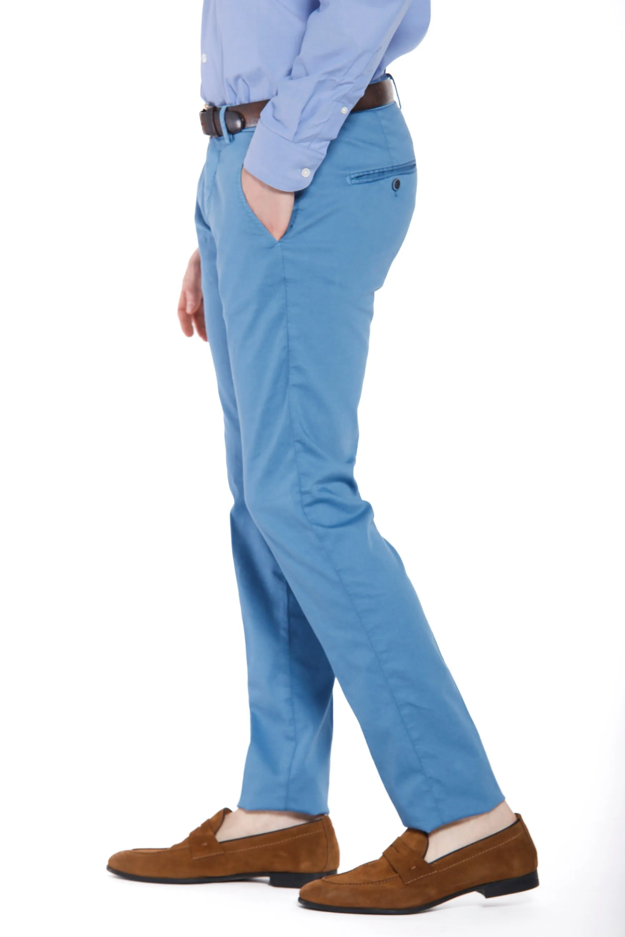 Torino Style man chino pants in cotton and tencel slim sold by Mason's product image thumbnail 3