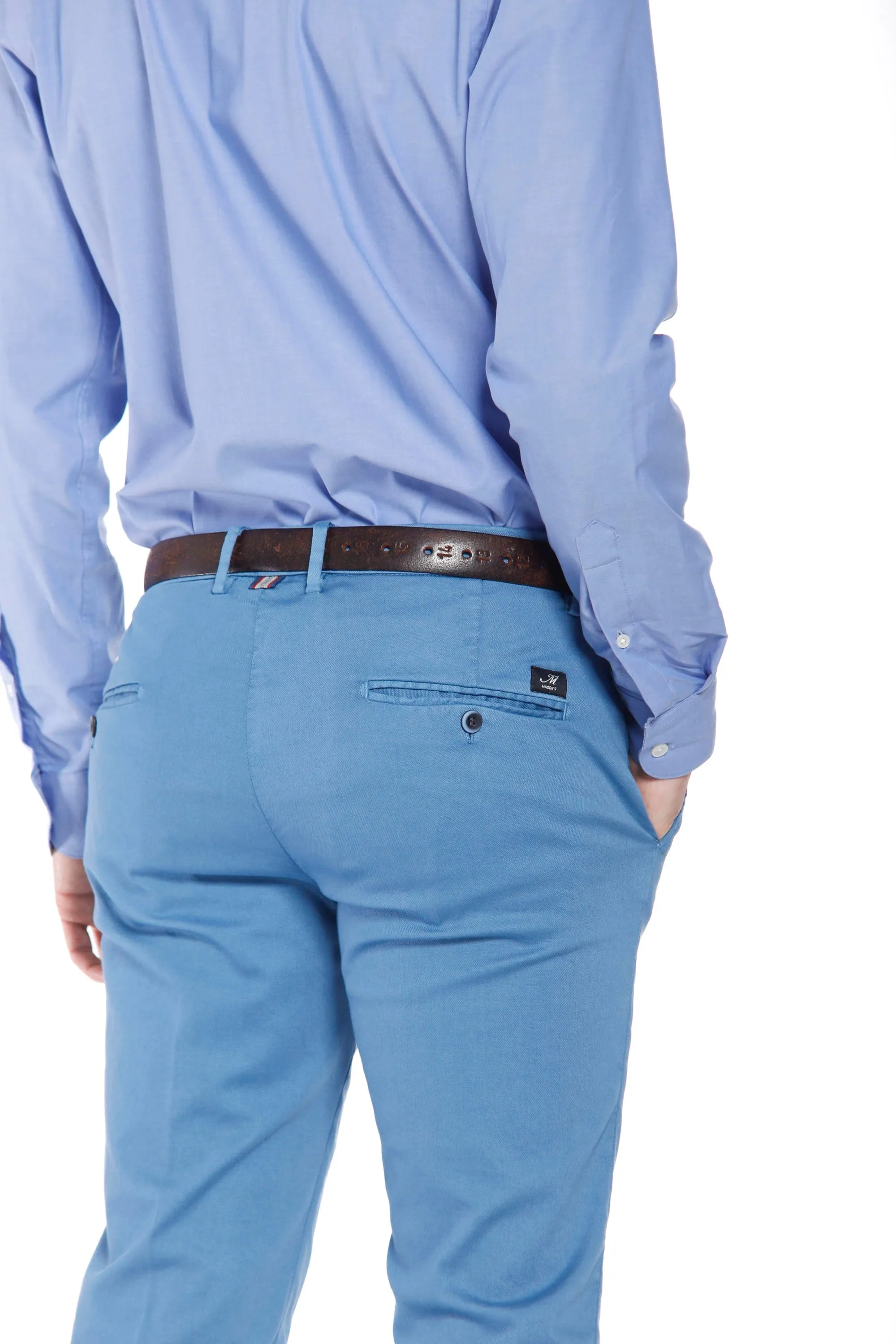 Torino Style man chino pants in cotton and tencel slim sold by Mason's product image thumbnail 5