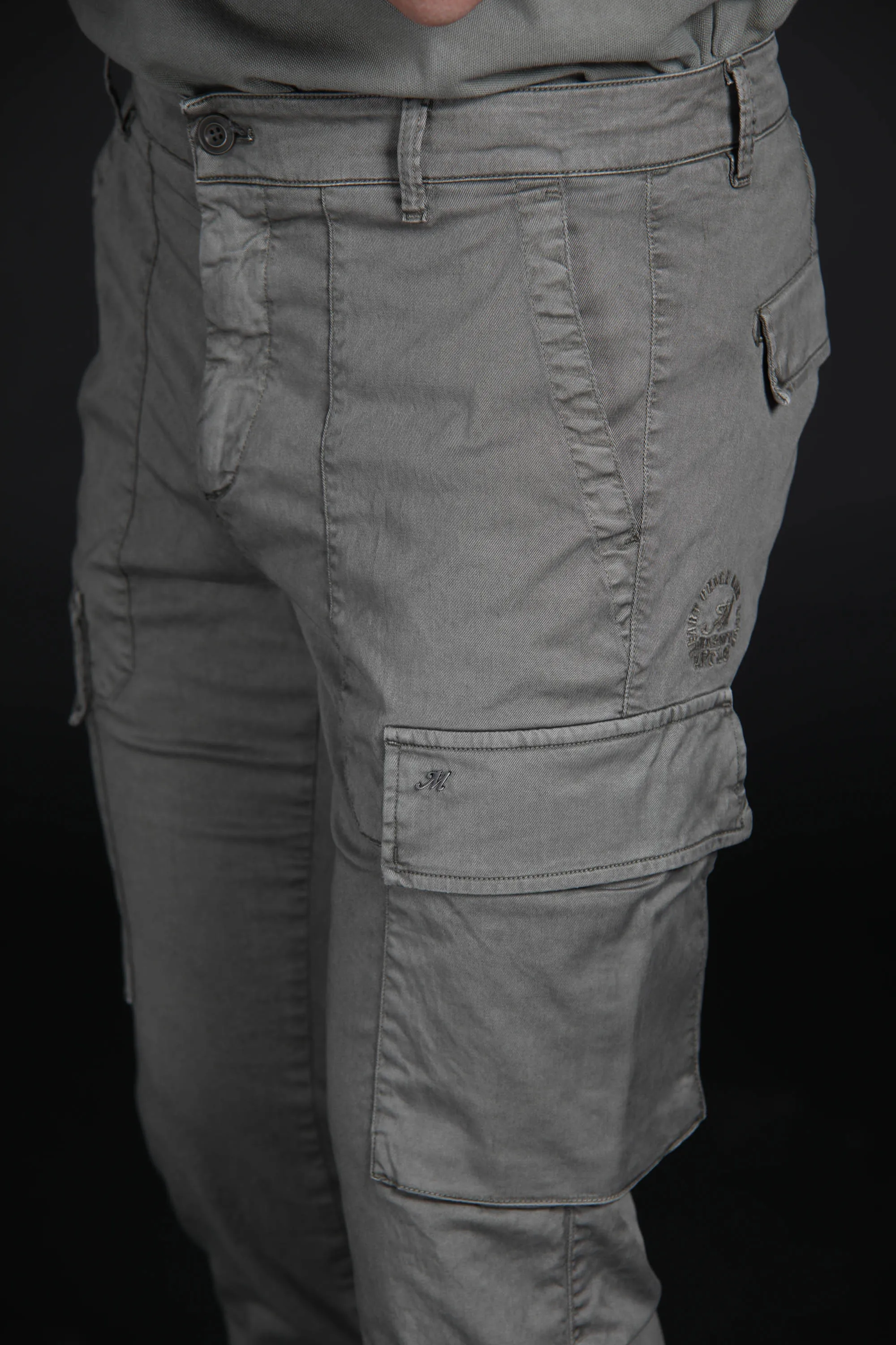 Havana limited edition man cargo pants in cotton and tencel carrot ① sold by Mason's product image thumbnail 2