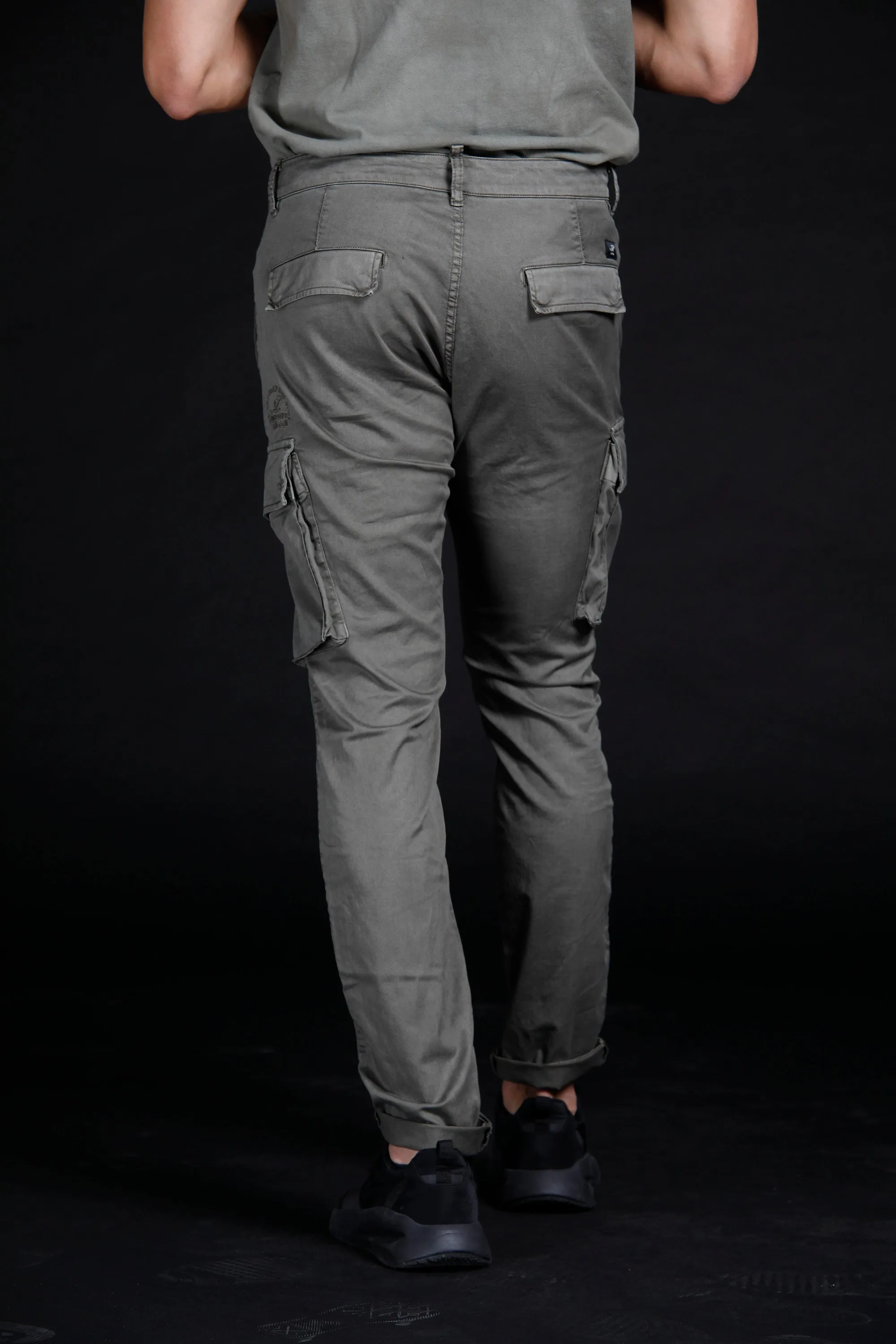Havana limited edition man cargo pants in cotton and tencel carrot ① sold by Mason's product image thumbnail 5