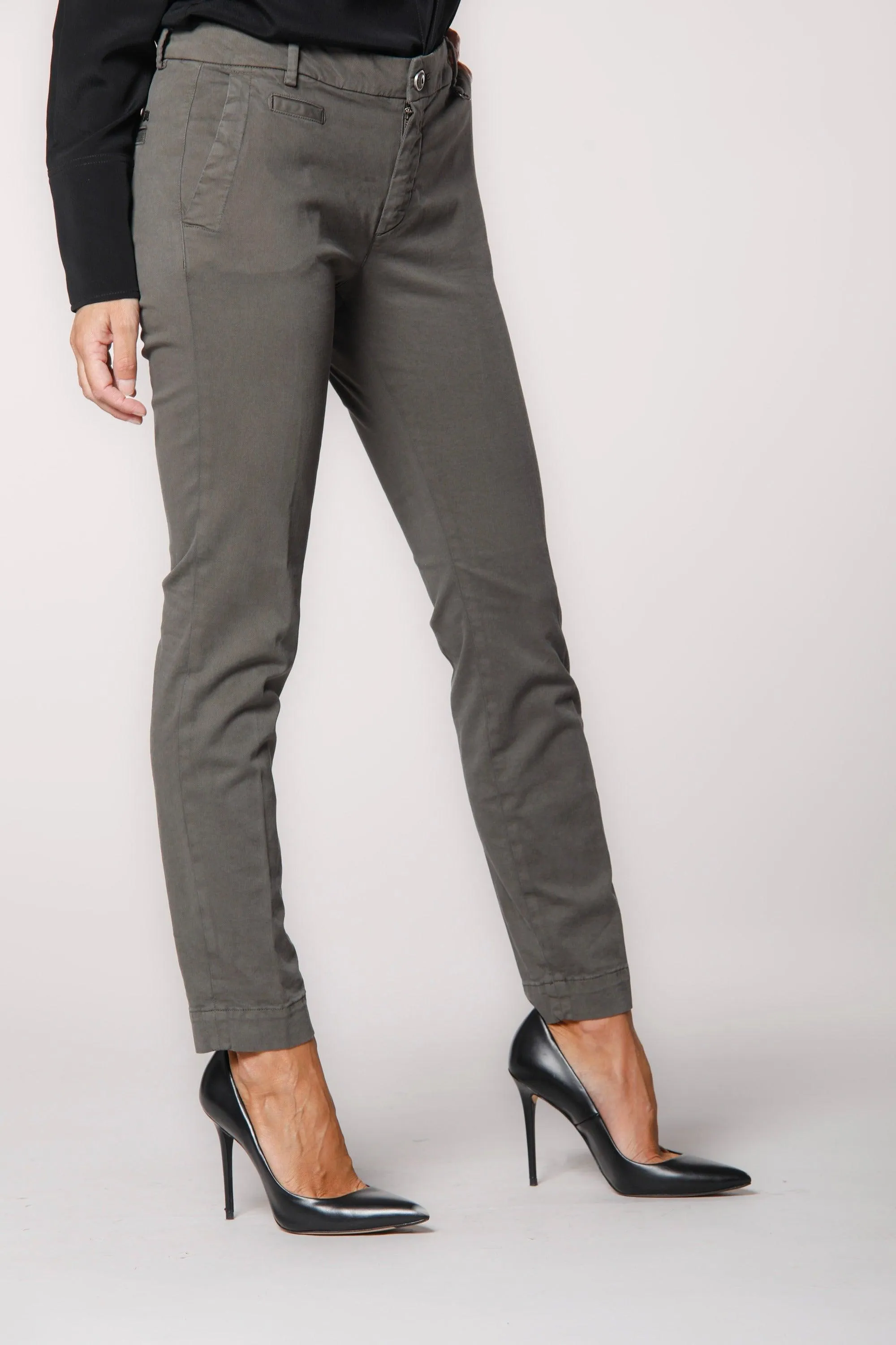 Jaqueline Archivio woman gabardine chino pants curvy sold by Mason's product image thumbnail 3