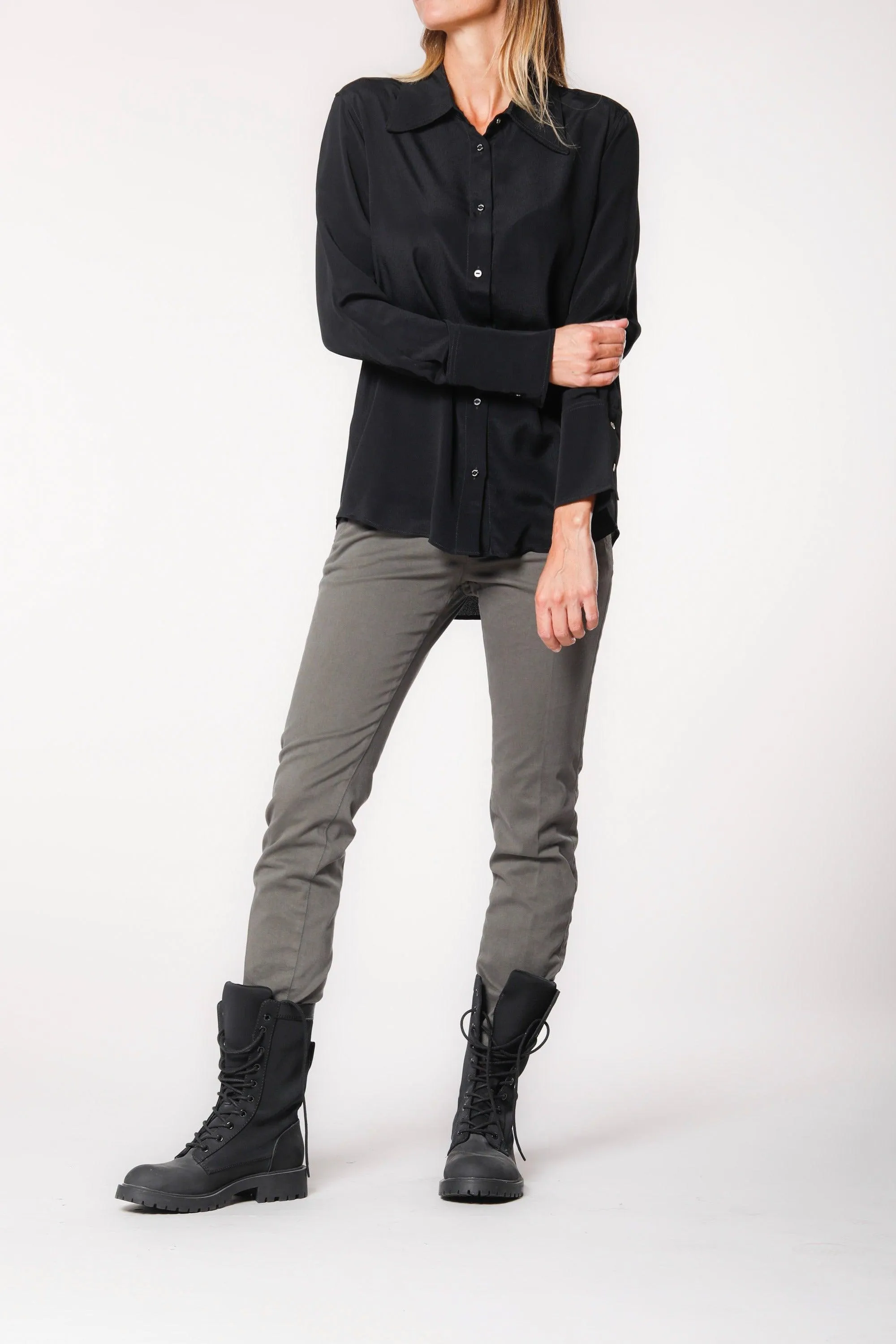 Jaqueline Archivio woman gabardine chino pants curvy sold by Mason's product image thumbnail 2