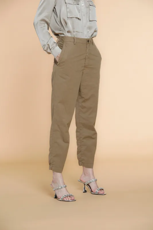 Birkin Chino woman chino pants in parachute canvas curvy sold by Mason's
