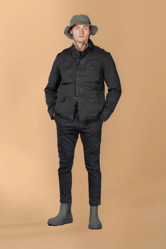 Field Jacket M74 men's in stretch cotton slim fit sold by Mason's