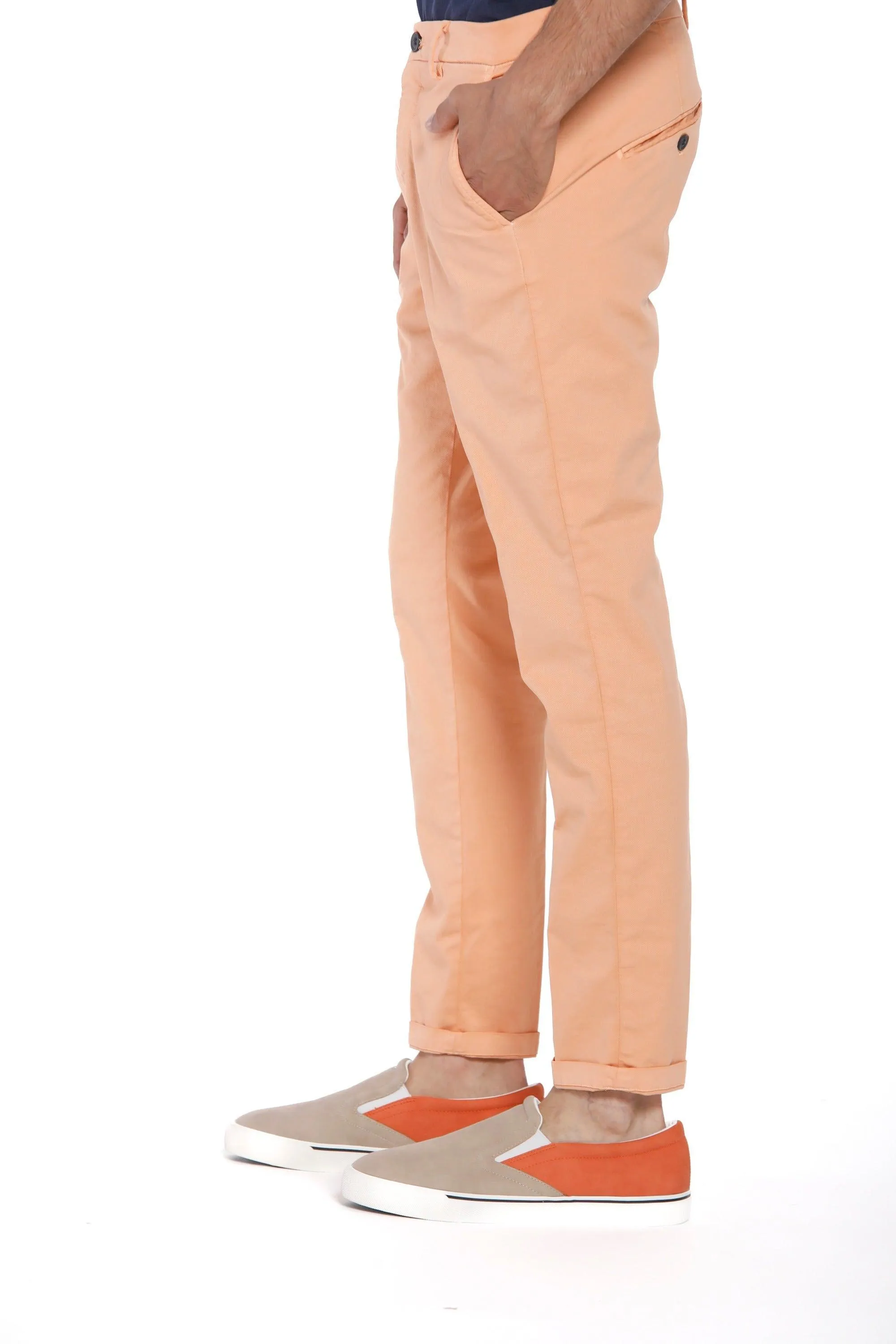 Osaka Style man chino pants in cotton and tencel carrot fit sold by Mason's product image thumbnail 2