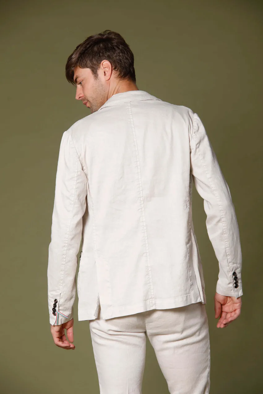 Da Vinci Summer men's blazer in cotton and linen regular sold by Mason's product image thumbnail 4