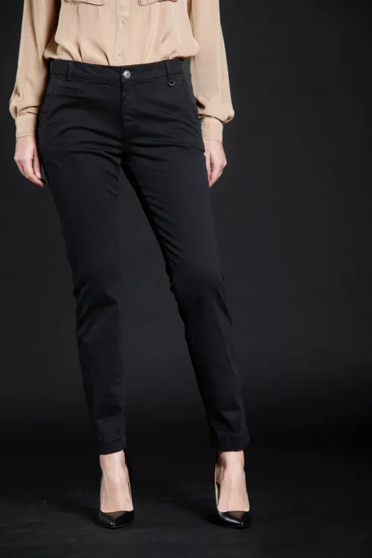 Jaqueline Archivio woman gabardine chino pants curvy sold by Mason's